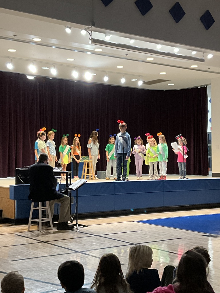 Students worked hard during their musical theater performance.