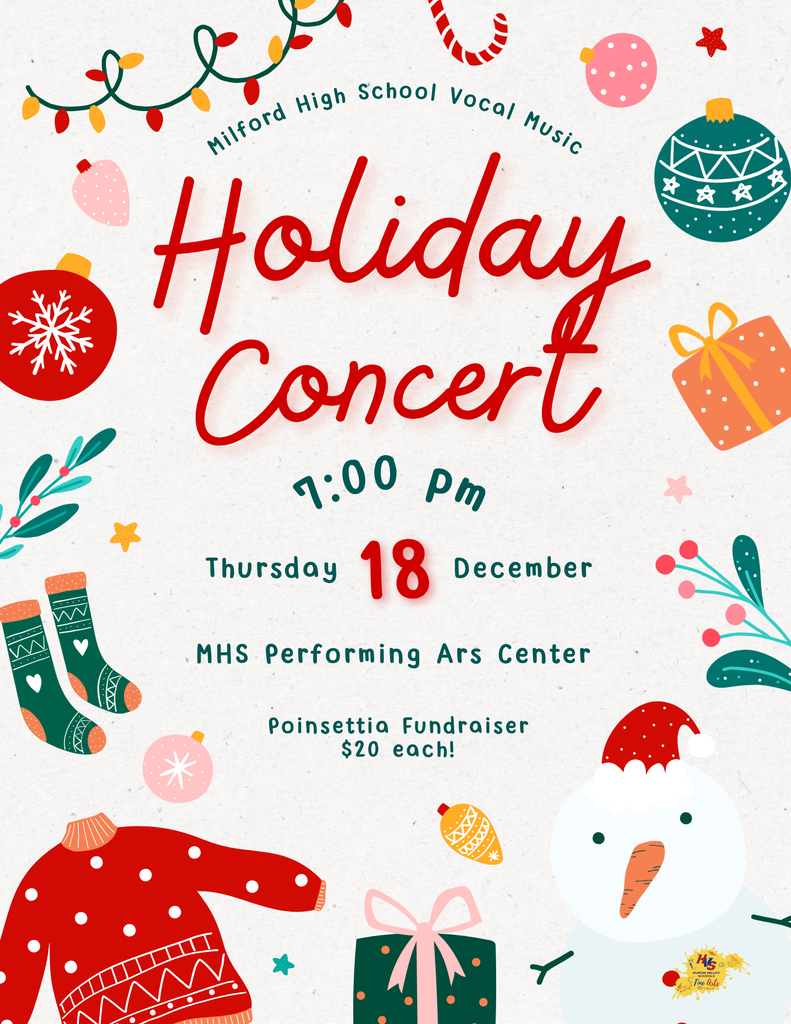 MHS Vocal Holiday Concert promo