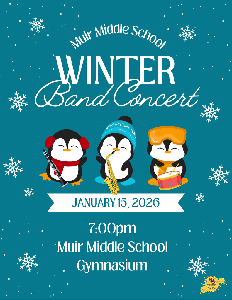 Muir Winter band concert promo