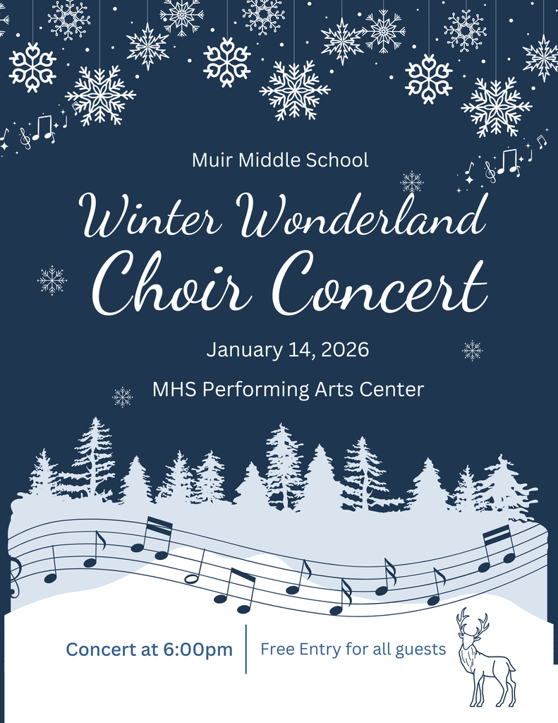 Muir Choir concert promo