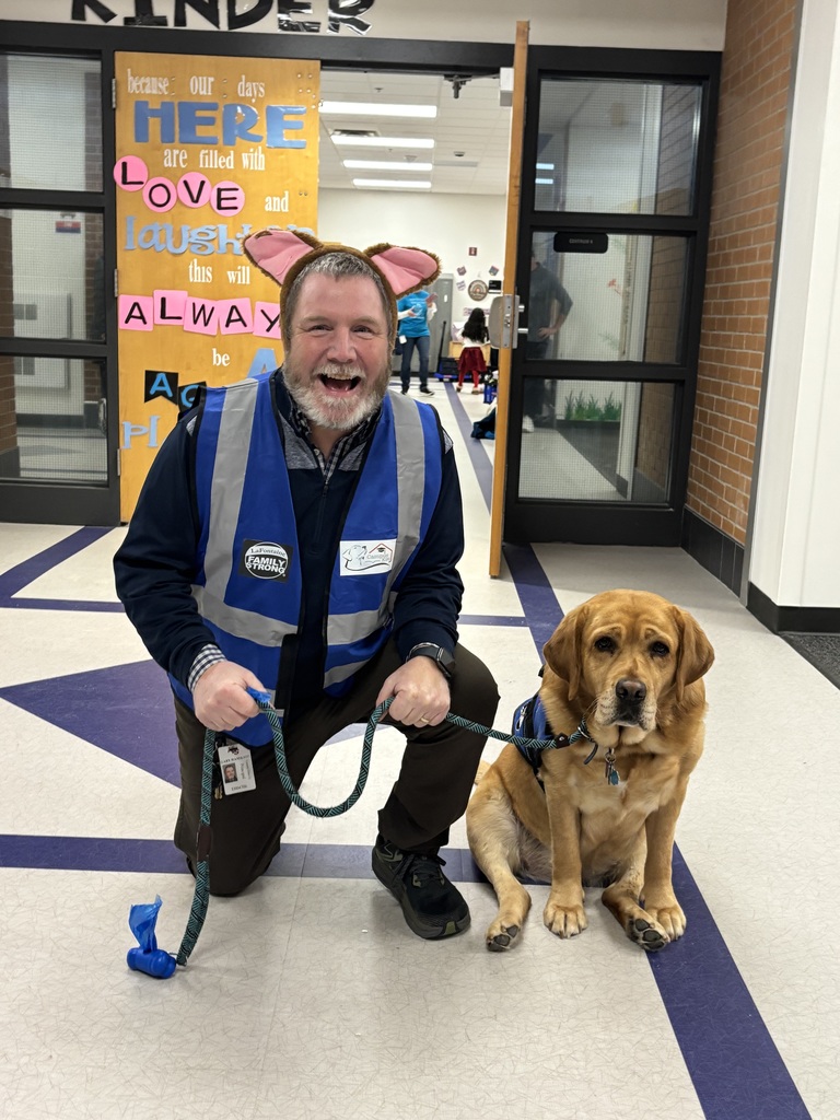 Mr. Hamilton and Molly were twinning!