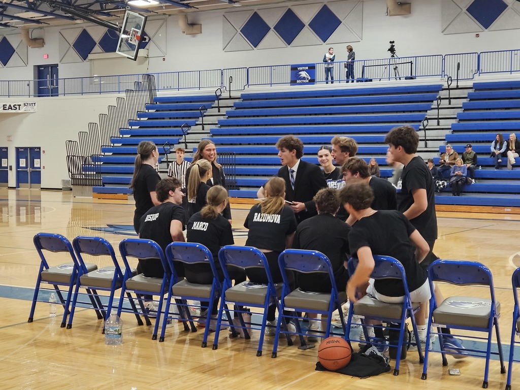 LHS Staff v students bball game