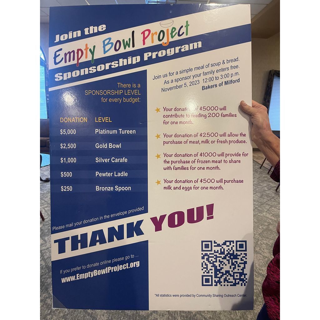 empty bowl project thank you