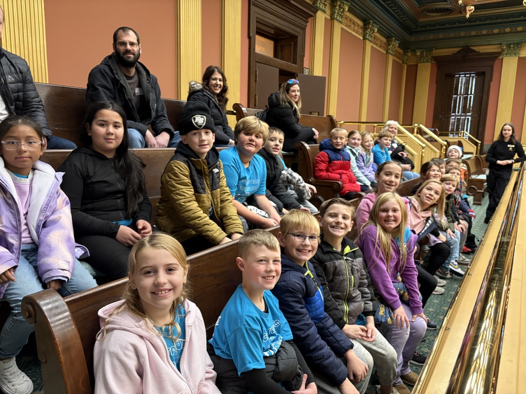 Our fourth grade field trip to the state capital.