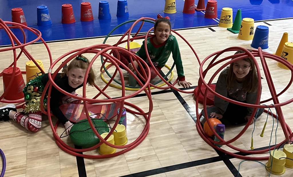Holiday Sweater Day and building igloos! So fun!