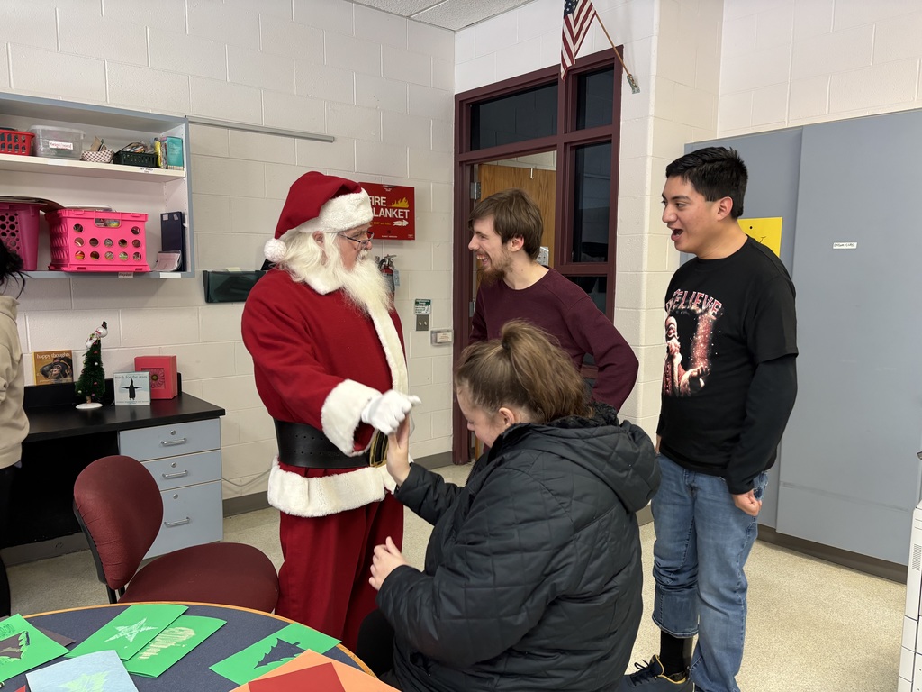 students in the Adult Transition Services at Oak Valley Center enjoyed a wonderful holiday celebration