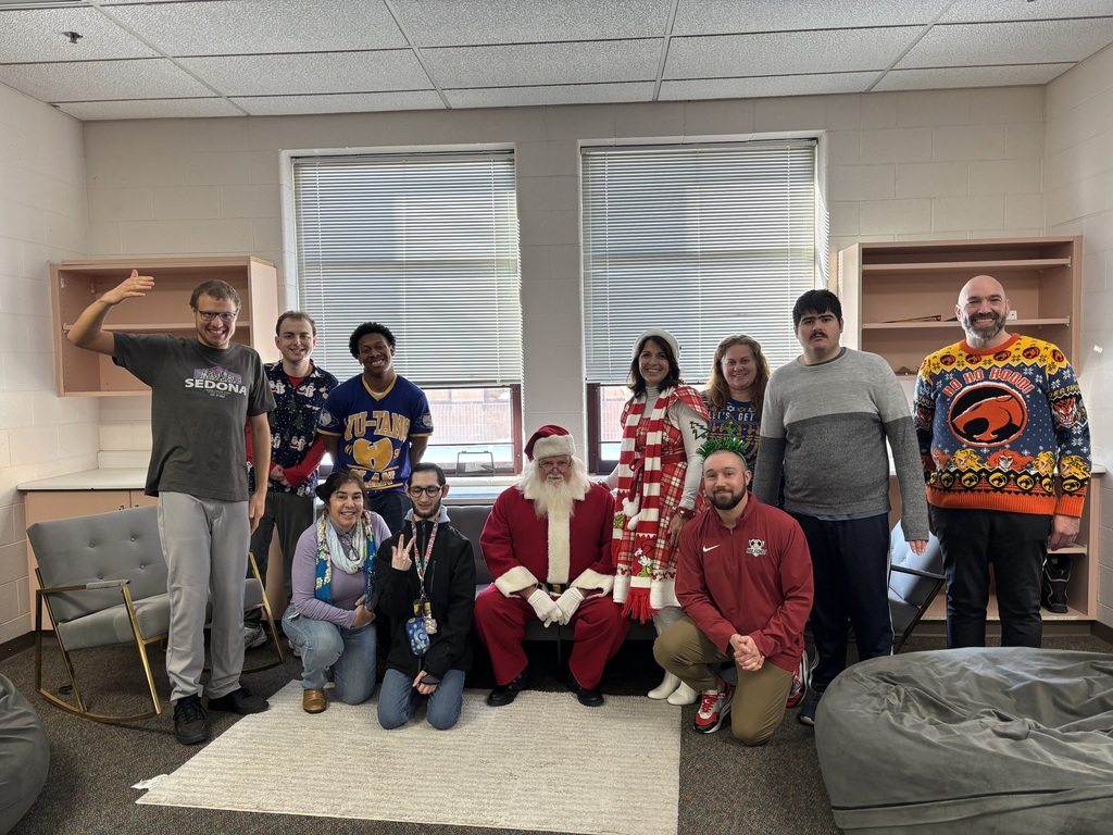 students in the Adult Transition Services at Oak Valley Center enjoyed a wonderful holiday celebration