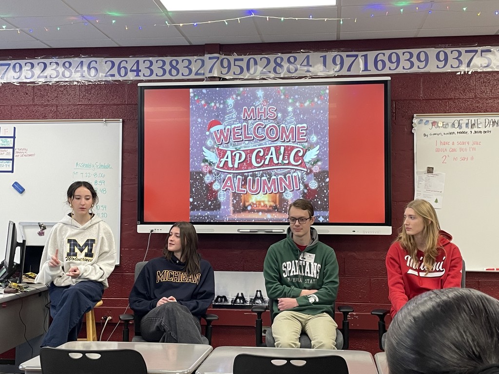 Milford alums speak to current students about testing