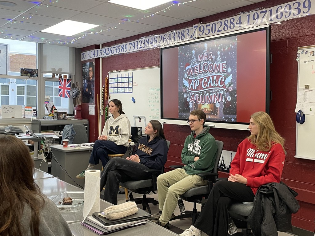 Milford alums speak to current students about testing