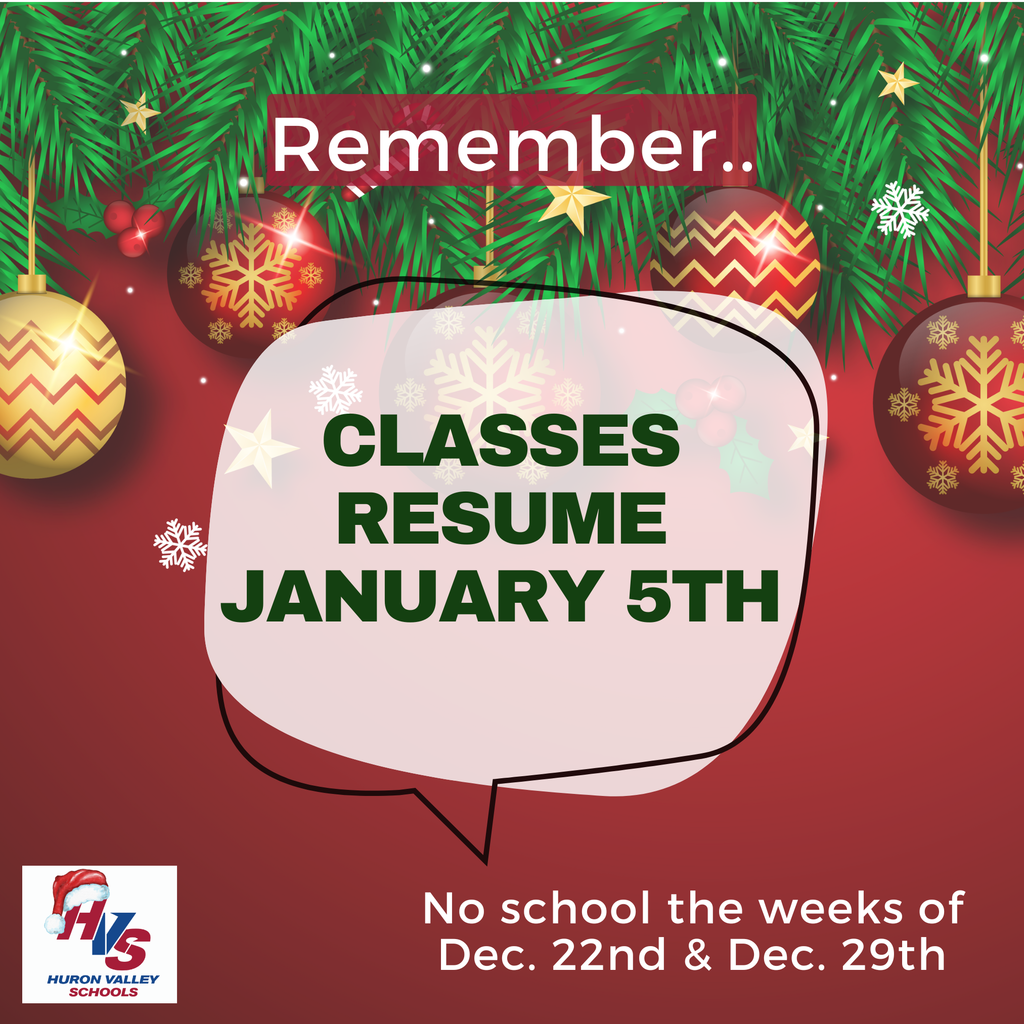 Promo about no school next week