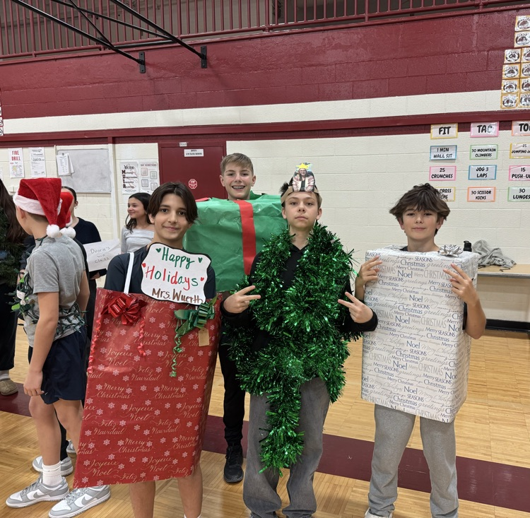 We head into break with the annual Margaret E. Muir Holiday Tree Parade! Mr. DeBono's class took 1st, Ms. Marszalek 2nd and Ms. Marshall 3rd. Thanks to all of our participants! Have a great break Colts!