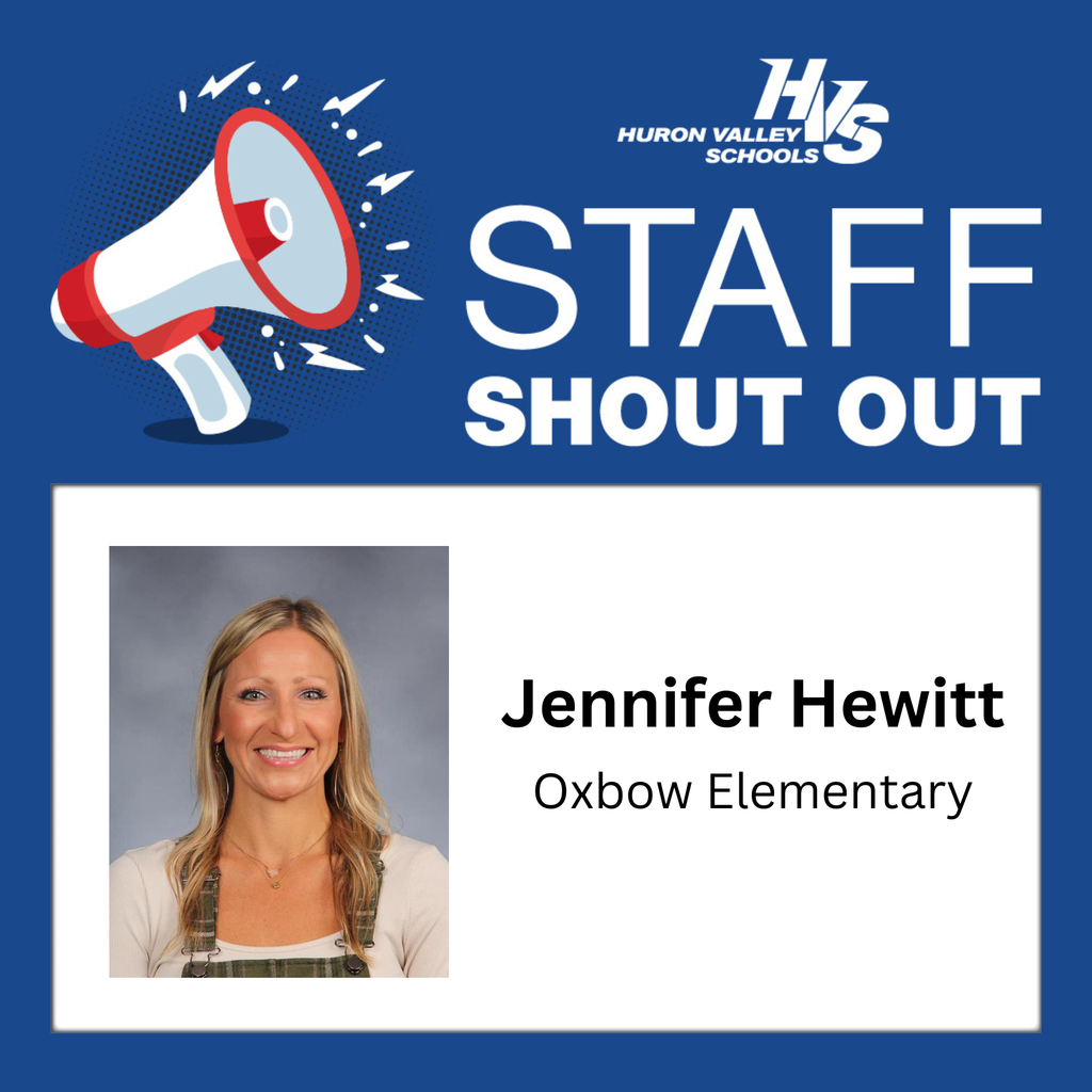 Oxbow Teacher Jennifer Hewitt Shout Out