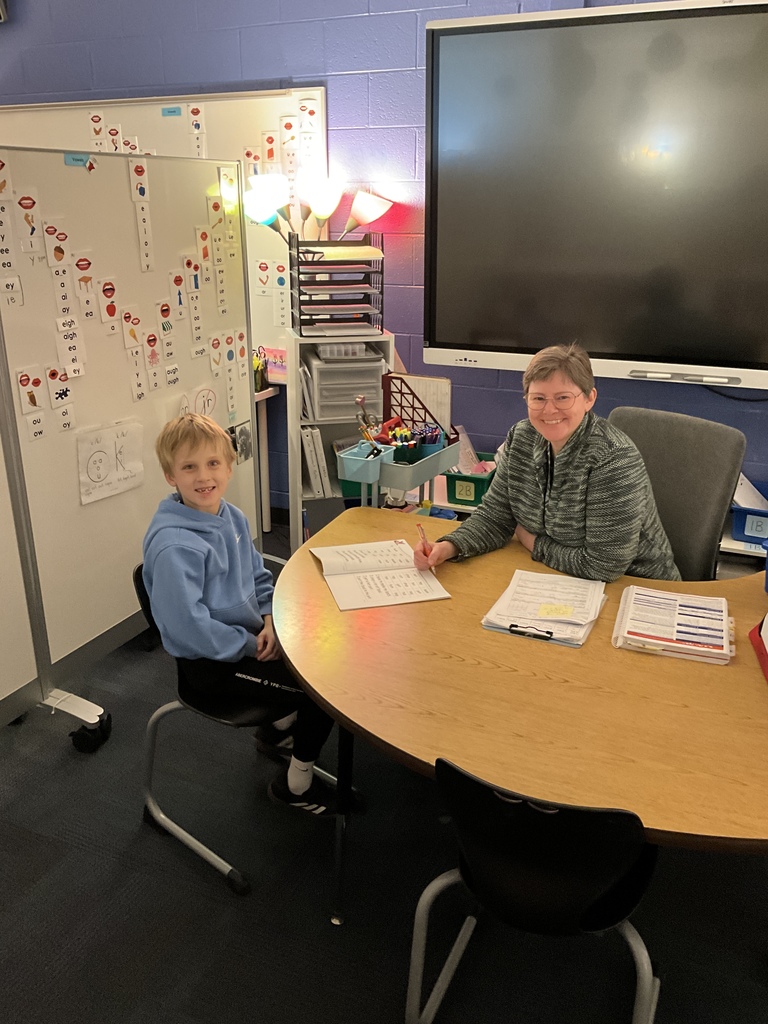 Learning with Mrs. Feather.