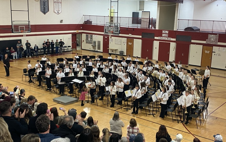 Congratulations to Muir's 6th Grade Beginning Band on an amazing first concert! #wearemuir
