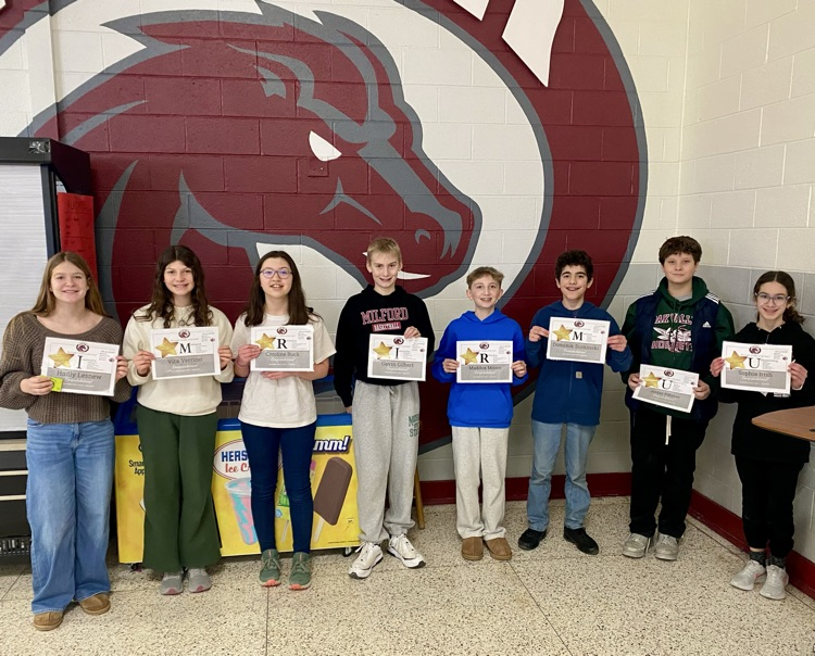 Congratulations to our 7th grade students who were selected as term 2 Leaders of the Pack! #wearemuir