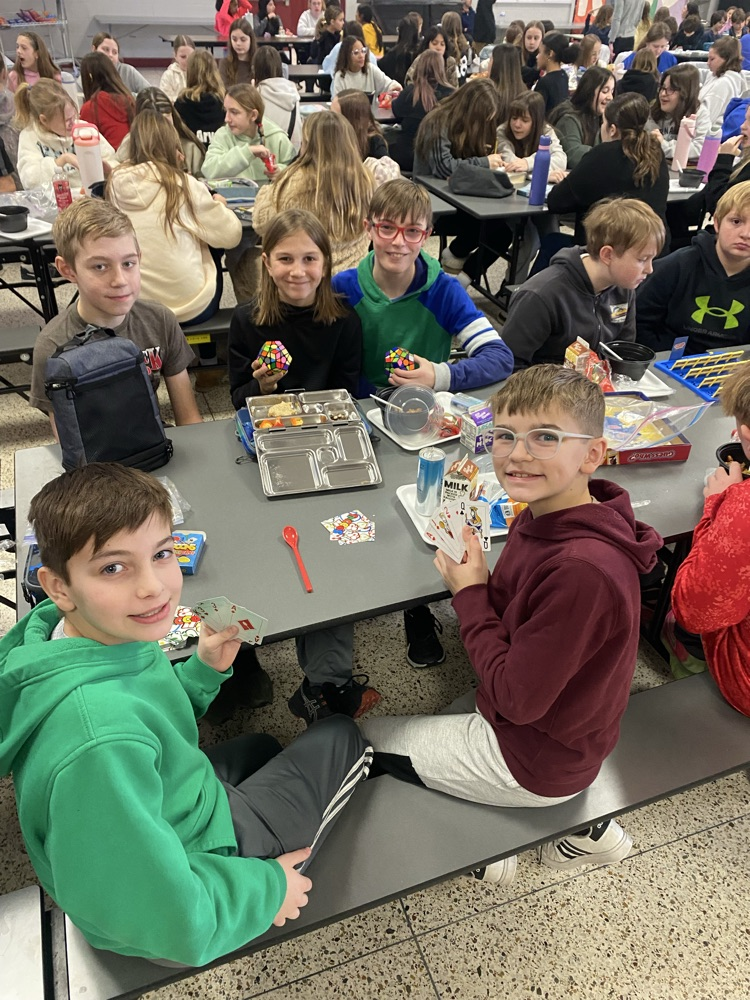 Thank you to our PTO for providing our students with brand new lunch games to check out and play! #wearemuir