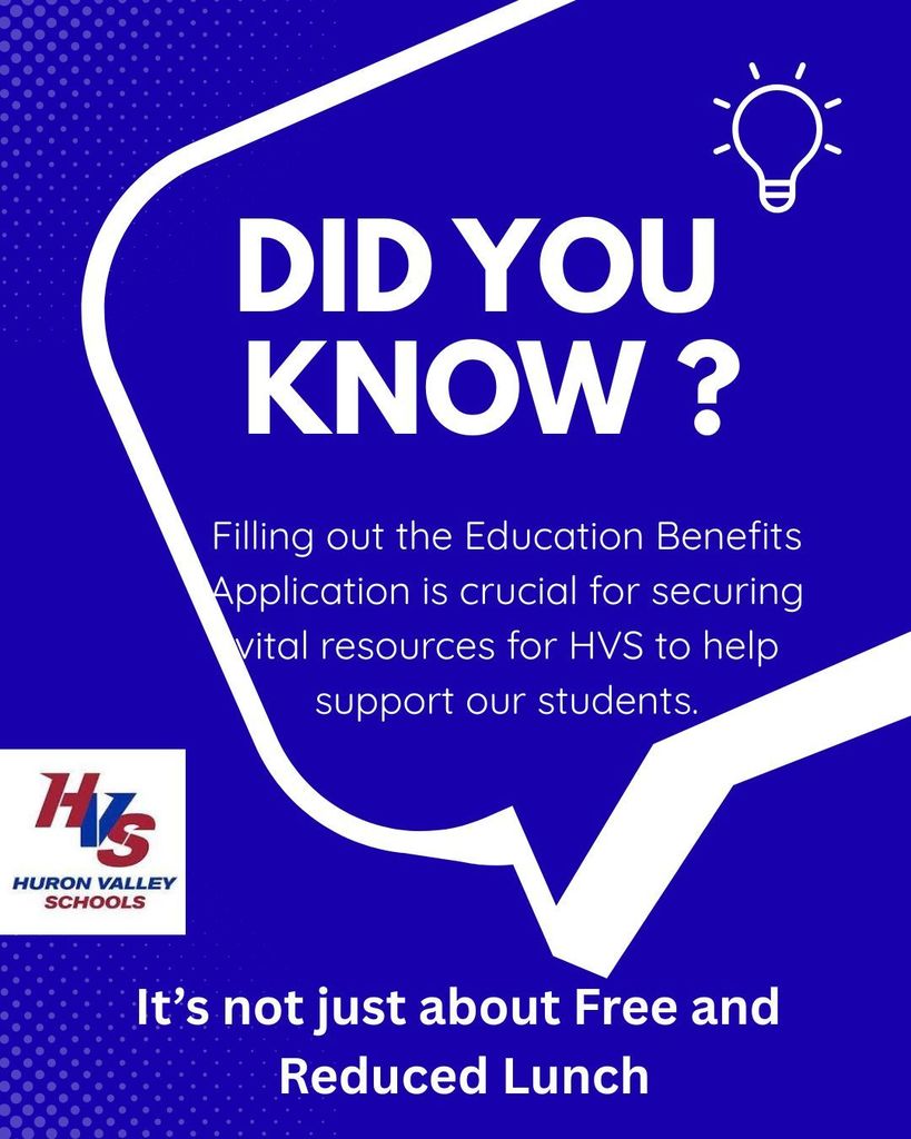 Free and reduced lunch application due today