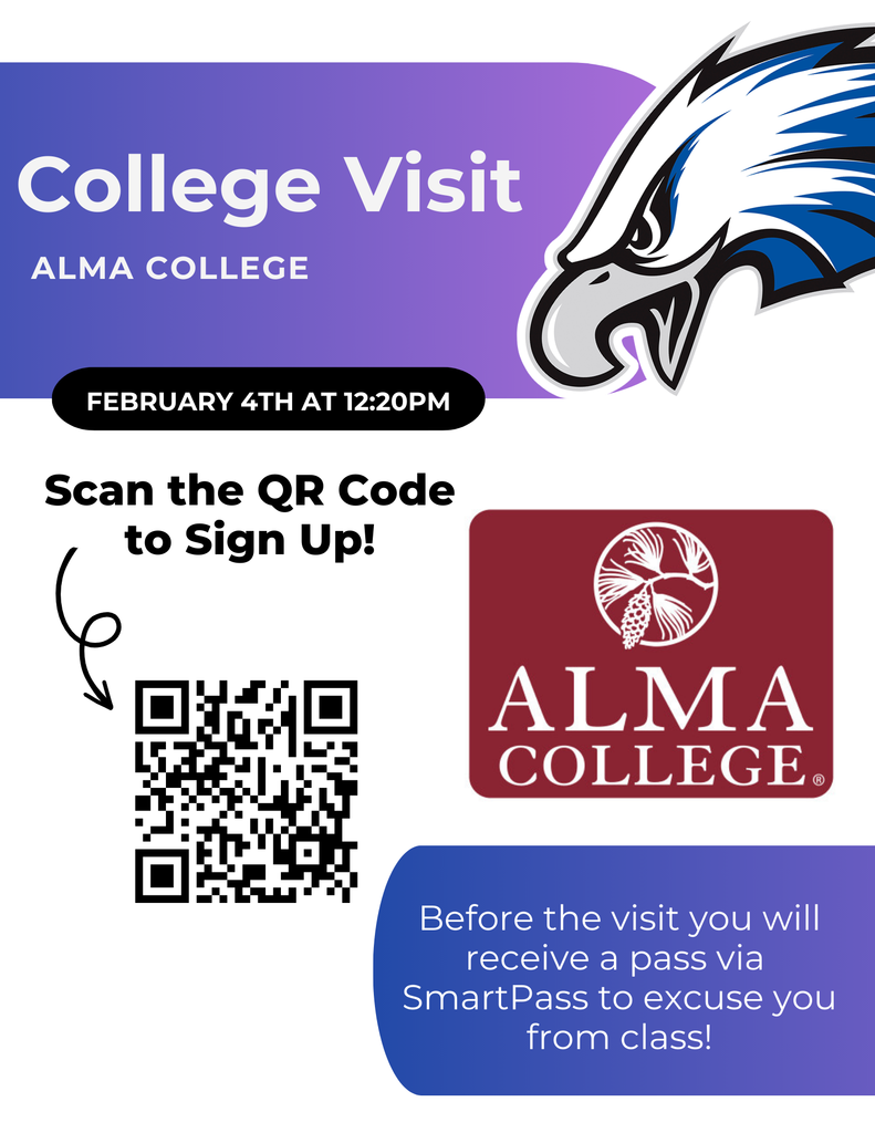 Alma College Visit Flyer
