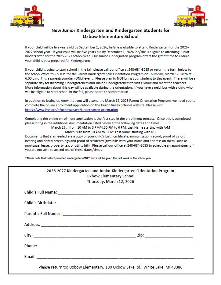 Flyer with JK/K Orientation Info