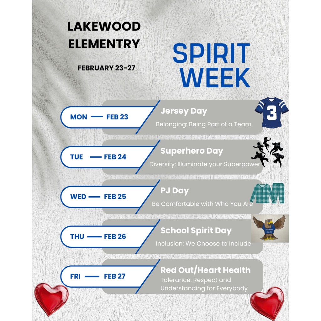 spirit week flyer