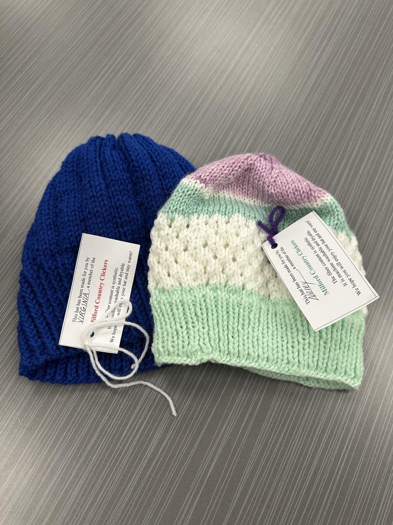 Milford Country Clickers Knit Hats selection
