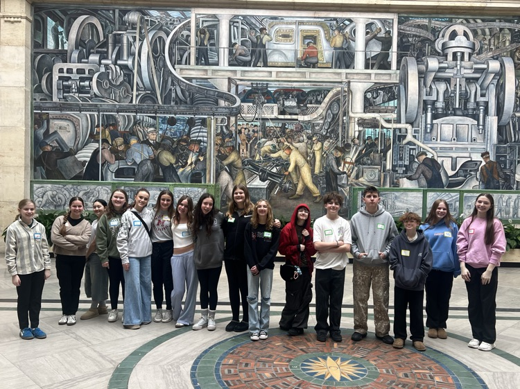 Muir Design students had a great time visiting the DIA. Students were able to tour the museum and participate in hands on learning! #wearemuir