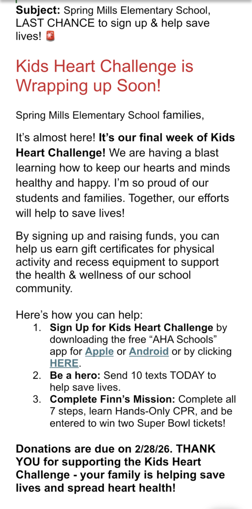 Kids Heart Challenge