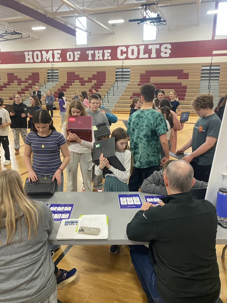 Today, all Muir 7th graders participated in our Reality Store simulation. Students chose a career, worked with a budget and experienced real world scenarios! Thank you Genisys Credit Union for spending the day working with us! #wearemuir