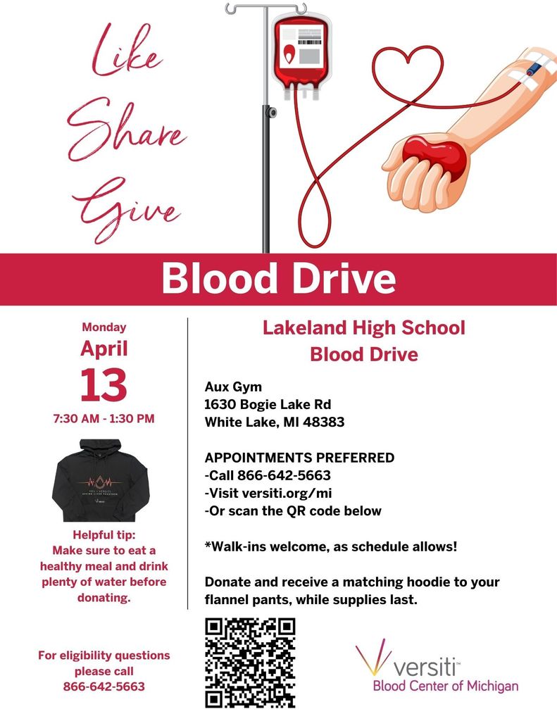 Blood Drive Flyer