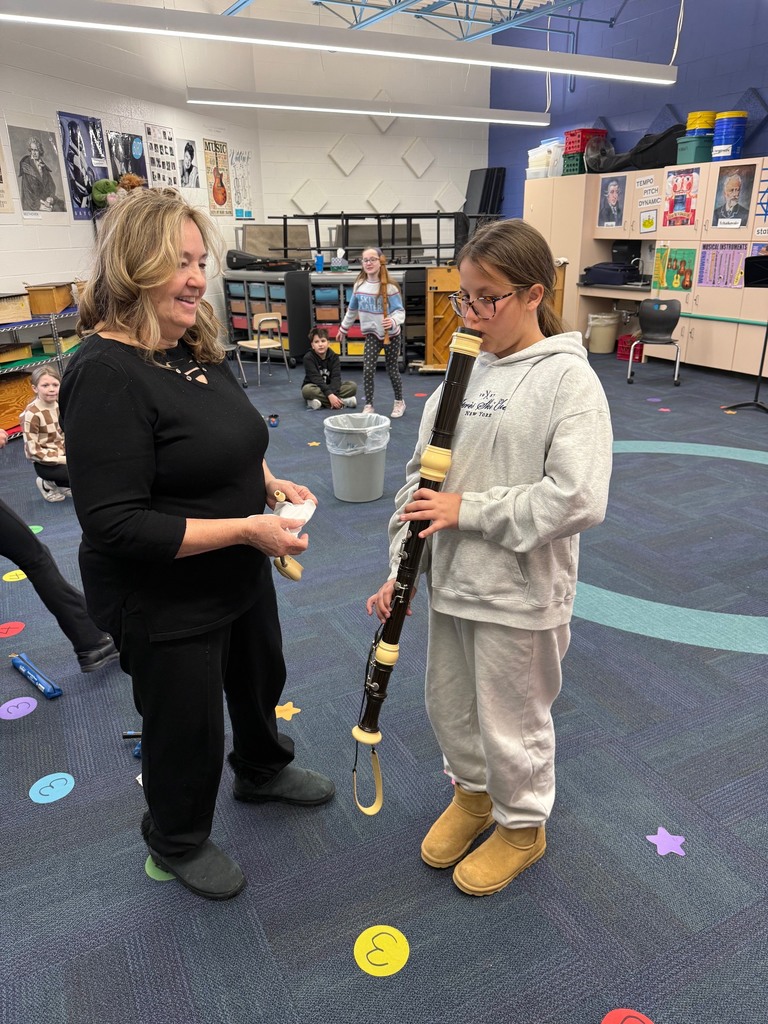 Thank you for visiting our music classroom and show us new instruments.
