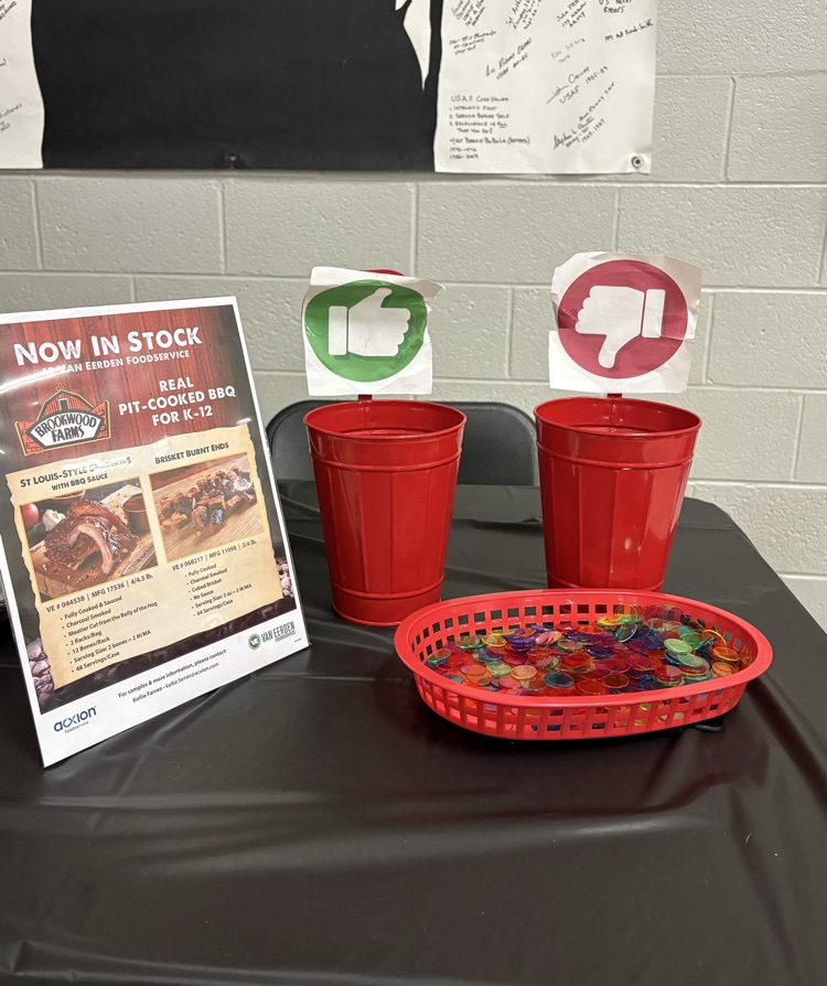 Thank you Axcion and Vaneerden Food Services for providing our students with samples and taking their feedback on future lunches! #wearemuir