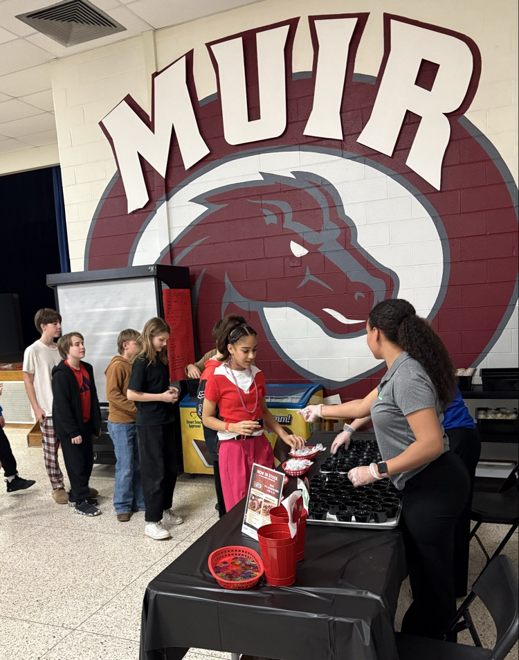 Thank you Axcion and Vaneerden Food Services for providing our students with samples and taking their feedback on future lunches! #wearemuir