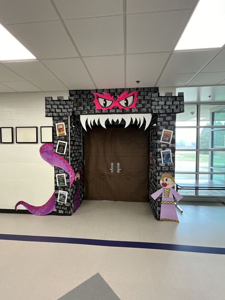 Our doors have been transformed for March is Reading month.