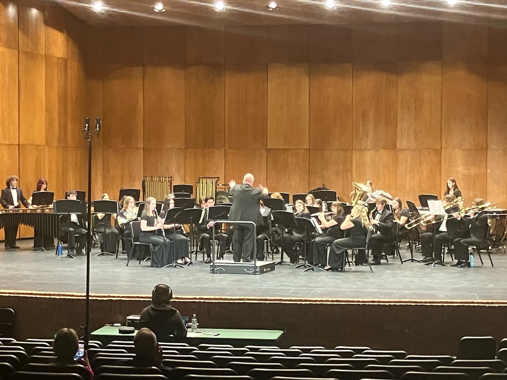 Band playing a concert