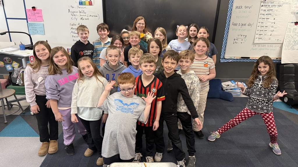 Huron Valley Schools is thrilled to announce this year's recipient for Elementary School Teacher of the Year... Michele Hojnacki from Lakewood Elementary with her