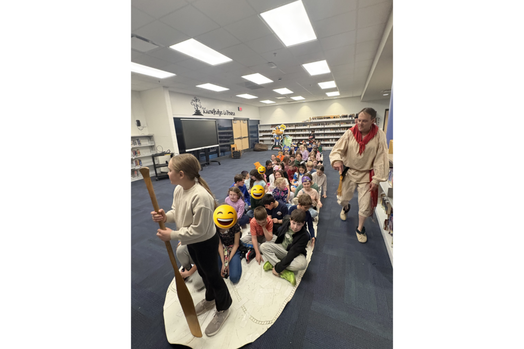 Our third graders learned about the fur trade.