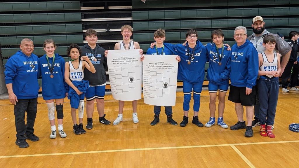 WLMS Falcons who placed at the Oakland County meet