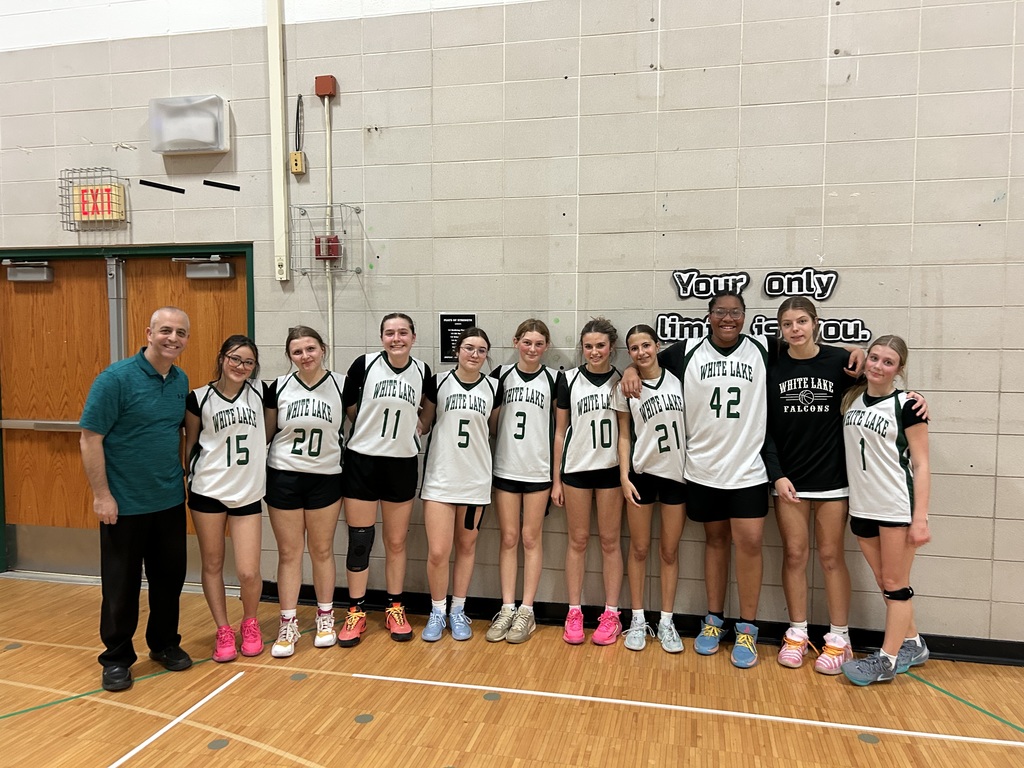 Picture of the 8th grade girls basketball team