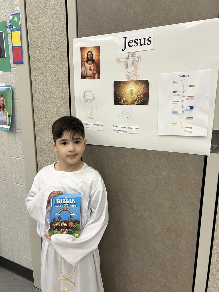 Student dressed up as Jesus