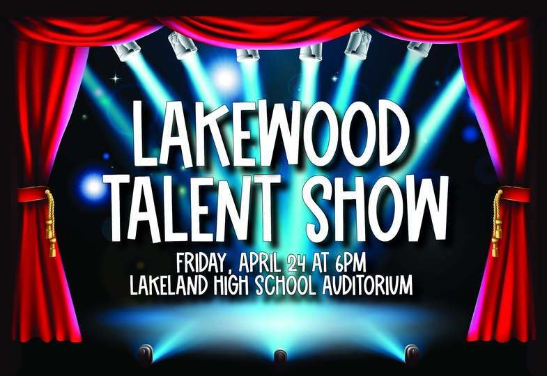 lakewood talent show flyer