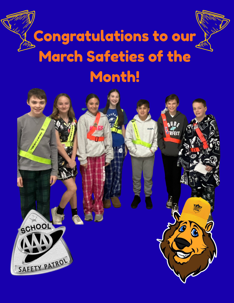 Congratulations to our March Safeties of the Month! 🎉