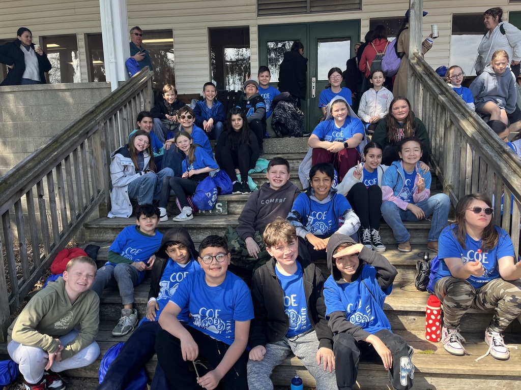 Just hanging out at 5th grade camp.