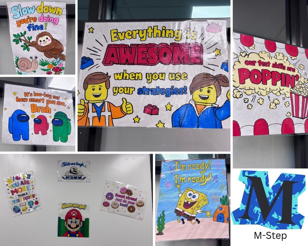 mstep testing encouraging posters