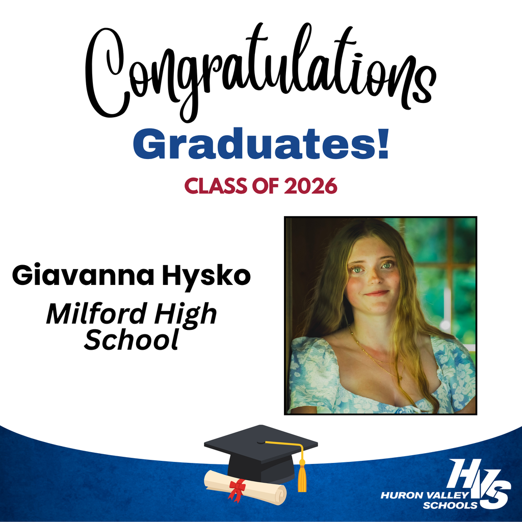 gfx with photo of giavanna hysko -- mhs grad