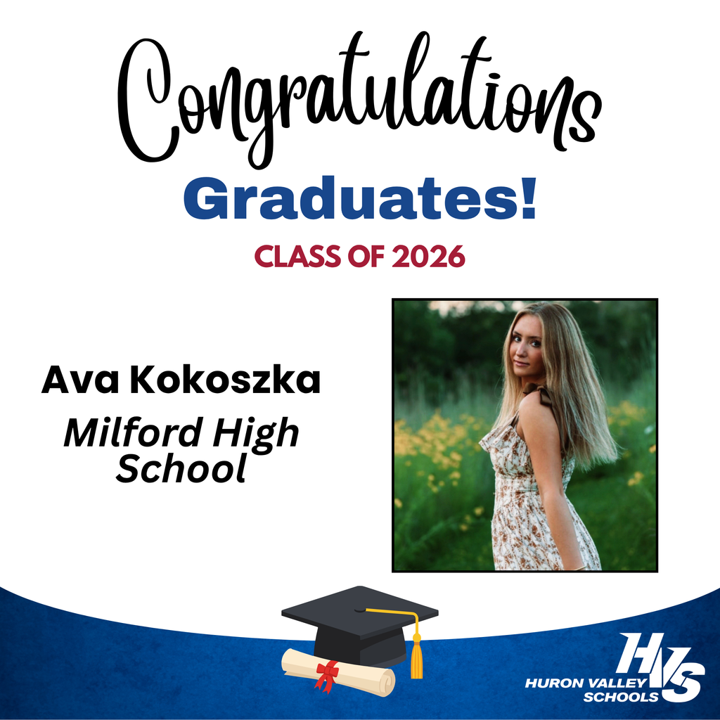 gfx honoring ava kokoszka - milford high graduate