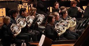 Image of several band members performing 