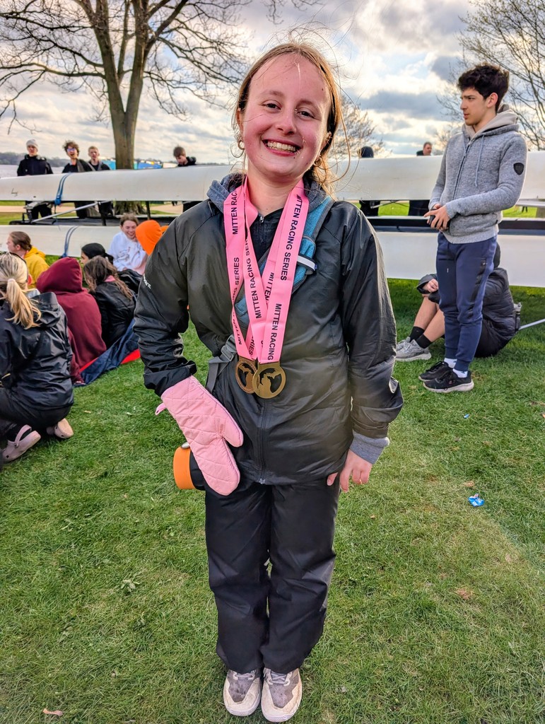 Congratulations to Avery Holdsworth, Milford's first rower, who had a record-setting day on Saturday. Avery and her crew earned gold!