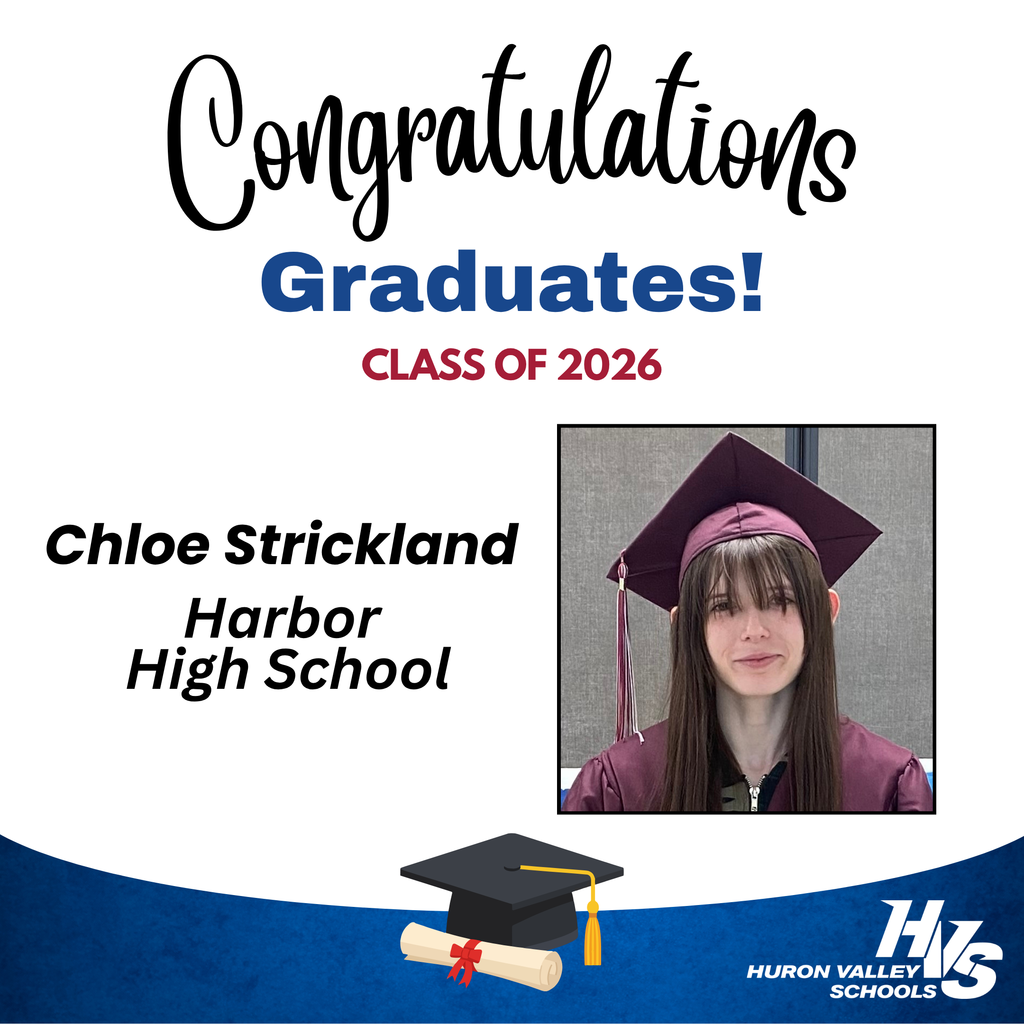 photo honoring chloe strickland -- harbor high grad
