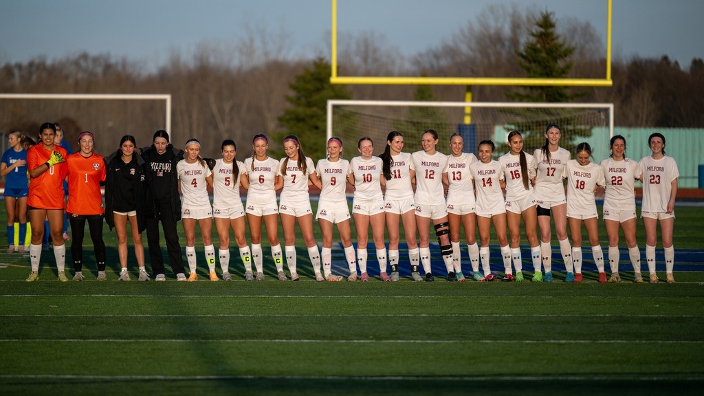 Team photo of milford's girls soccer team 