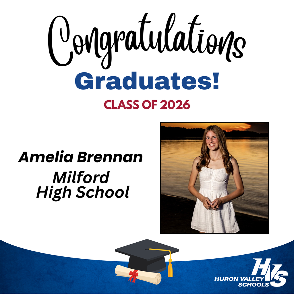 GFX & Photo honoring  Amelia Brennan -- recent MHS grad